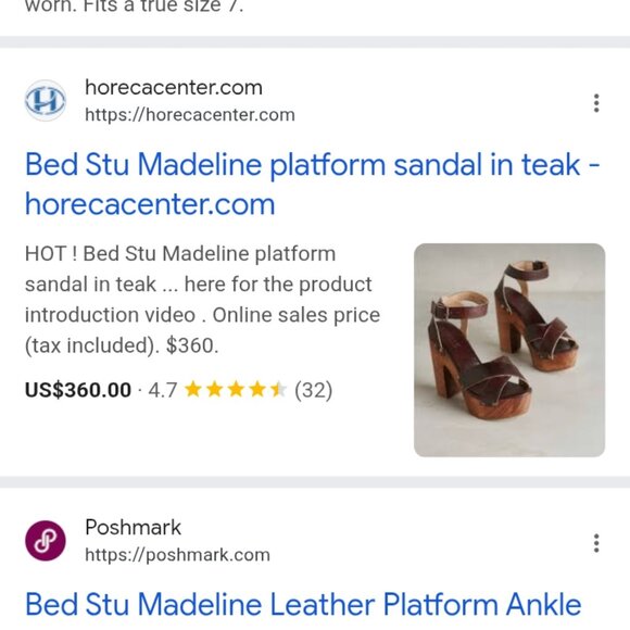 BEDSTU  authentic HANDMADE IN MEXICO PLATFORM!madeline  deadstock - Picture 2 of 5